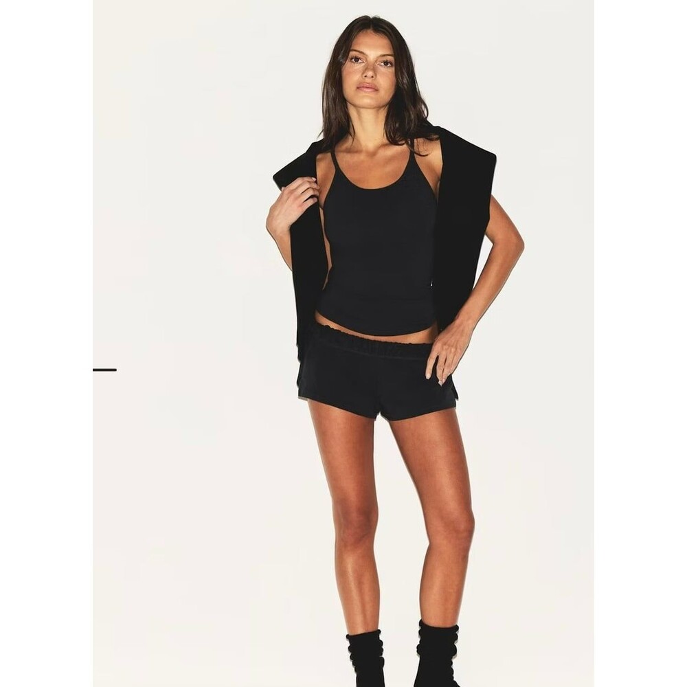 Skims Cotton Jersey Racerback Tank - Picture 4 of 7